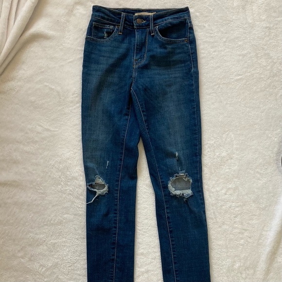 Rare vintage Levi jeans 721 High Rise Skinny size 25 - Picture 5 of 13